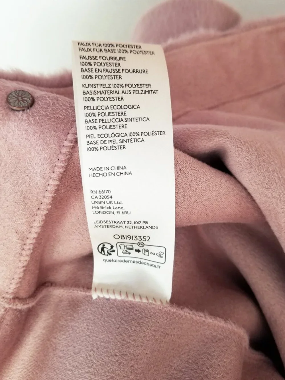 Free People We the Free Cozy Opal Swing Jacket in Pink Size S Faux Fur Teddy $98